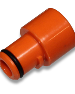 Transition piece orange press. reg. to round nipple pipe3/4"
